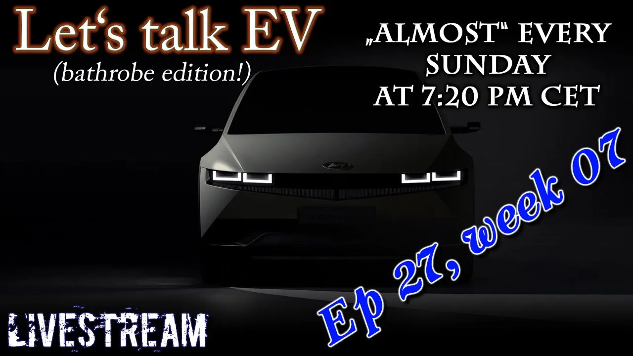 (Live) Let's talk EV - Week 07 - Ioniq 5