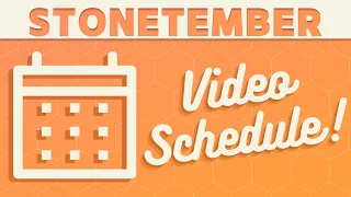 Stonetember - Schedule Announcement!