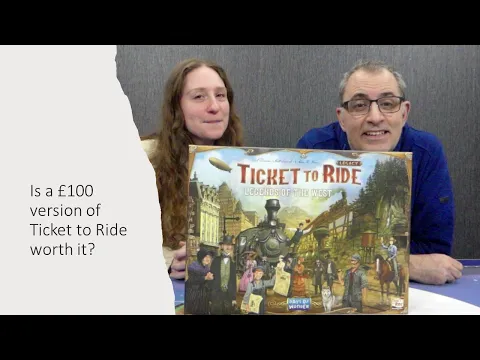 Ticket to ride for £100 REALLY? Legends of the west what were our thoughts