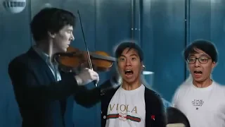 Benedict Cumberbatch Plays Violin
