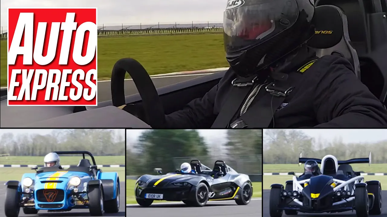 Caterham 7 620R vs Zenos E10 R vs Ariel Atom 3.5R: track car face-off