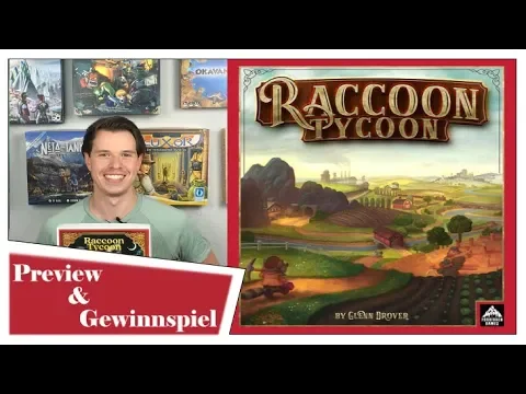 Raccoon Tycoon (Forbidden Games) / Brettspiel / Preview & Gewinnspiel