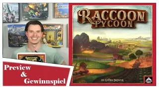 Raccoon Tycoon (Forbidden Games) / Brettspiel / Preview & Gewinnspiel