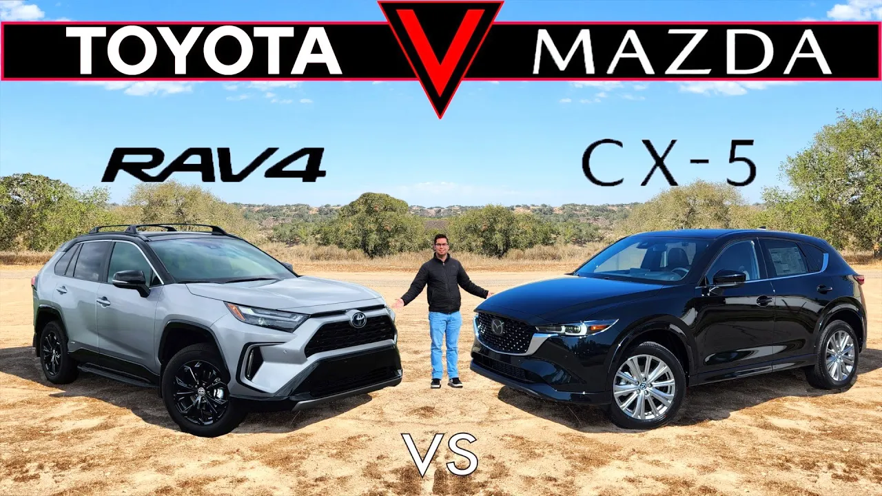 FAMILY RIVALS! --  2023 Toyota RAV4 vs. 2023 Mazda CX-5: Comparison