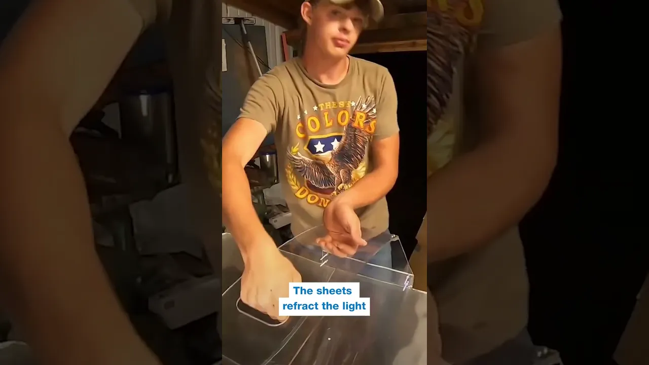 Homemade Invisibility Shield 🤯