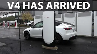 First v4 supercharger in Norway