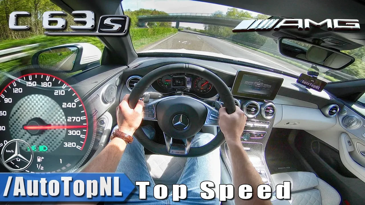 2018 Mercedes AMG C63 S Convertible | 280km/h AUTOBAHN POV TOP SPEED by AutoTopNL