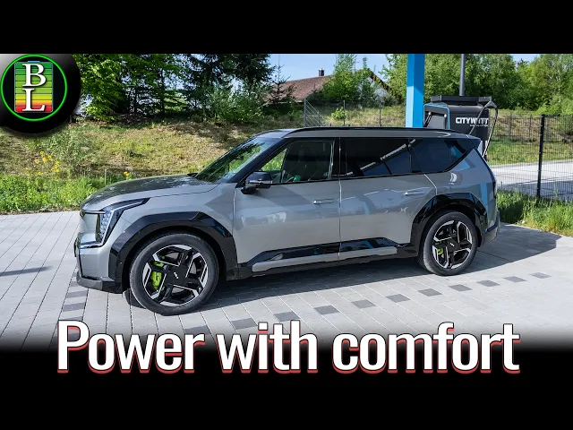 Kia EV9 GT Range Test 110 km/h (68 mph) – Real Autobahn Efficiency Test