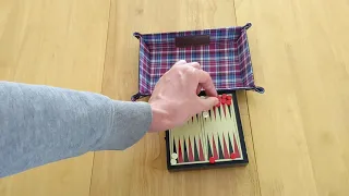 Backgammon - how to setup play and review * Amass Games * two player classic abstract board game
