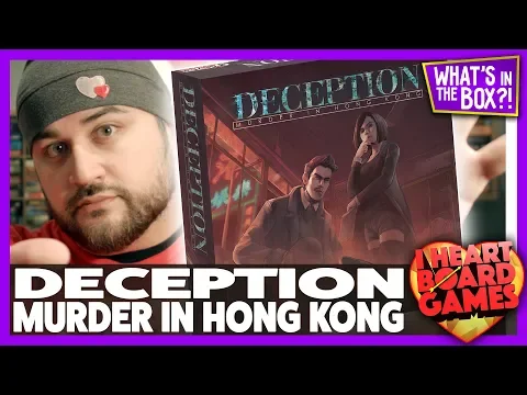 What’s in the box?! DECEPTION MURDER IN HONG KONG - From I Heart Board Games!
