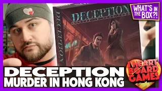 What’s in the box?! DECEPTION MURDER IN HONG KONG - From I Heart Board Games!