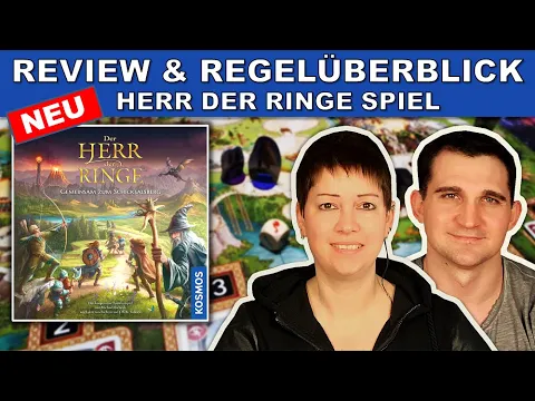Der Herr der Ringe Gemeinsam zum Schicksalsberg Regeln & Review Übersicht Fazit