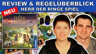 Der Herr der Ringe Gemeinsam zum Schicksalsberg Regeln & Review Übersicht Fazit