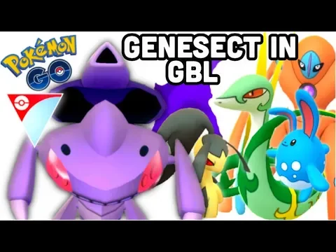 GENESECT IN GO BATTLE LEAGUE ACTUALLY WORKED POKEMON GO FEATURING MY UU
SQUAD