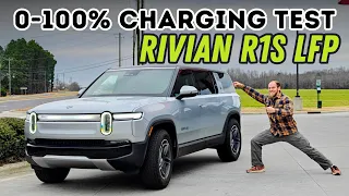 Rivian R1 Standard LFP 0-100% DC Fast Charging Analysis