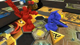 DGA Plays Board Games: Deep Rock Galactic - Testing Home Brewed Doretta Escort Mission