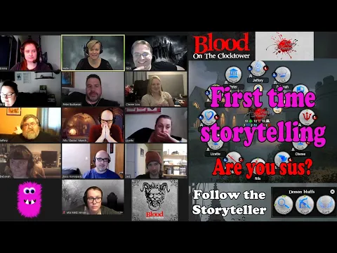 First time storytelling Blood on the Clocktower: Trouble Brewing with 12 players