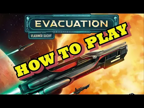 Evacuation - How To Play (Points + Advanced Action Cards) (+ Solo!)