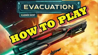 Evacuation - How To Play (Points + Advanced Action Cards) (+ Solo!)