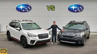 BEST SUBARU CUV -- 2020 Subaru Outback vs. 2020 Subaru Forester: Comparison