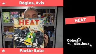 Heat - Comment jouer une partie solo avec vidéo règle fr du jeu. Days of wonder.