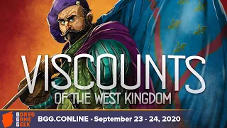 Viscounts of the West Kingdom — game preview at BGG CONLINE September 2020