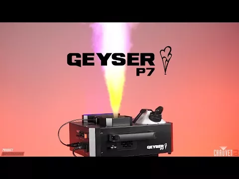 Product video thumbnail for Chauvet Geyser P7 Water Based Fog Machine &amp; FX Light