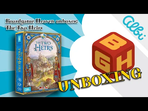 Boardgame Heaven Unboxing 181: The Two Heirs (Albi)