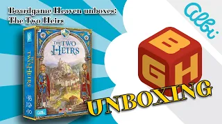 Boardgame Heaven Unboxing 181: The Two Heirs (Albi)