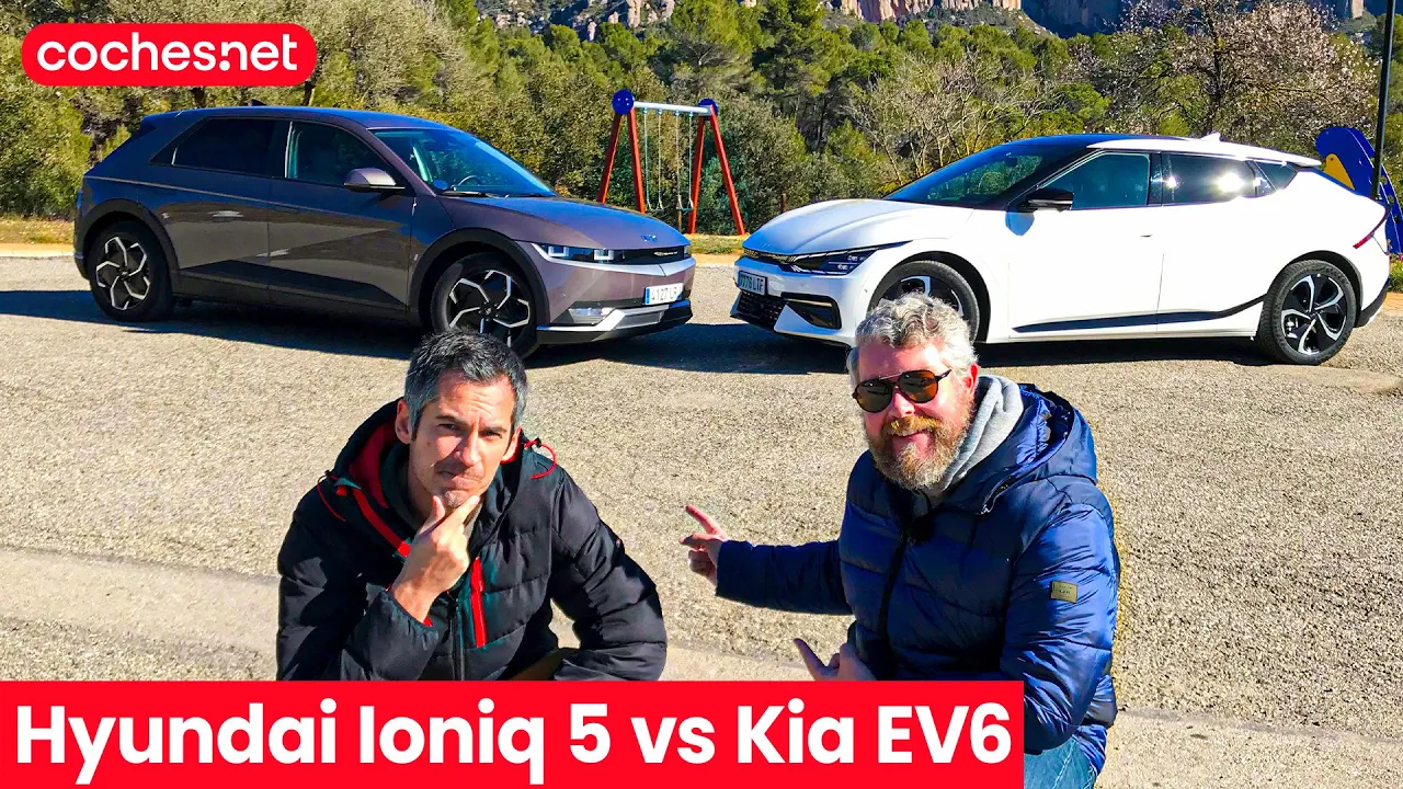 ⚡ Hyundai IONIQ 5 vs Kia EV6 ⚡ | Prueba / Test / Review en español | coches.net