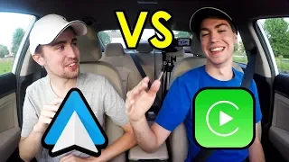 ULTIMATE SHOWDOWN -- Android Auto vs. Apple CarPlay 2018 Comparison