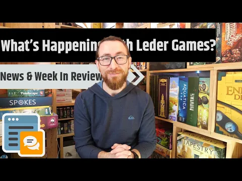 News & Week in Review - Giveaway Winners, Big Shakeup At Leder Games & More!!!