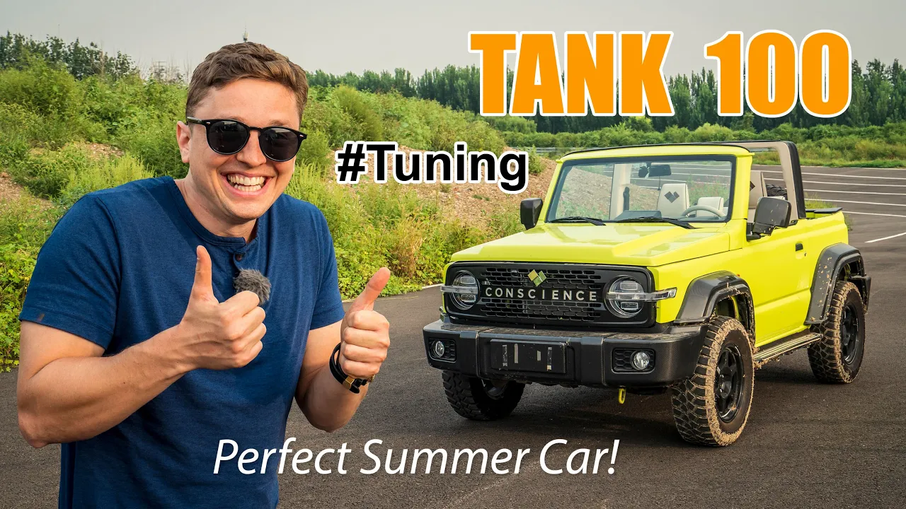 The Tank 100 Is A Jimny Convertible (And It's Perfect)