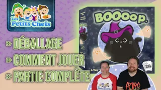 Présentation du jeu BOOoop. [Déballage - Règlements - Partie] | Les Petits Chefs