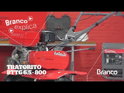 Motocultivador a Gasolina de 6,5CV (196 CC) Modelo BTTG-6.5-800