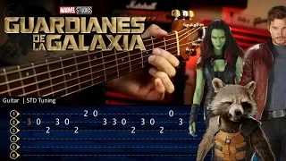 Guardians of the Galaxy - Come and Get Your Love Guitar Tutorial TABS | Cover Guitarra Christianvib