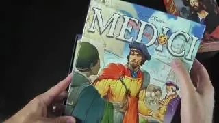 Board Game UN-BOXING 'Medici' The Chief from Bonding With Board Games Beautiful color