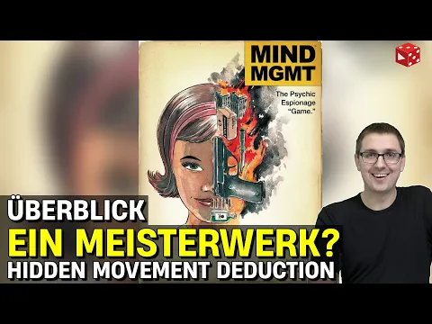MIND MGMT. Ein Hidden Movement Deduktions Meisterwerk? Top auch als SOLO Spiel!