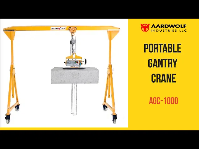 Portable Gantry Crane (for) transporting, lifting slab materials in different heavy-duty conditions
