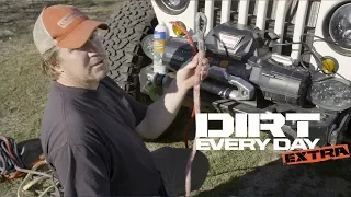 How to Install a Bubba Rope Synthetic Winch Rope on a Warn Winch - Dirt Every Day Extra