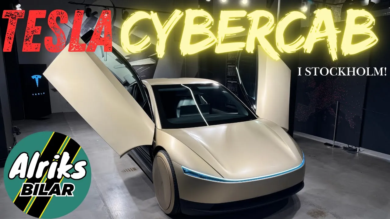 Tesla Cybercab ska bli verklighet 2027!!