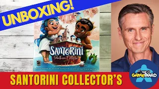Santorini Pantheon Collector's Edition Unboxing ️ | The Most DELUXE Version Ever! | The Game Bard