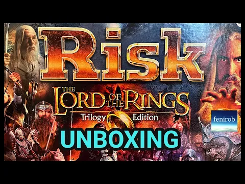 RISK: Lord Of The Rings Board Game | Unboxing (No Talking) - Trilogy Edition