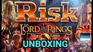 RISK: Lord Of The Rings Board Game | Unboxing (No Talking) - Trilogy Edition