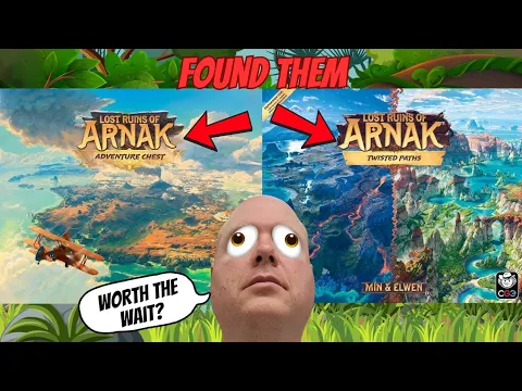 Twisted Paths + Adventure Chest - Lost Ruins Of Arnak - A Boardgamechuck Unboxing