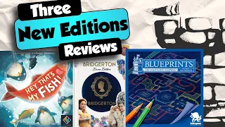 Three Reviews: Love Letter Bridgerton, Blueprints of Mad King Ludwig, and Hey That's My Fish