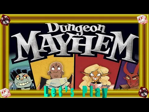Dungeon Mayhem Let's Play: Epic Battles in Dungeons & Dragons Card Game!