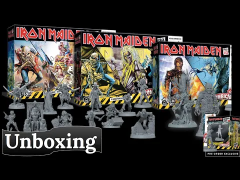 Iron Maiden Packs 1, 2, & 3: Unboxing (CMON - Zombicide)
