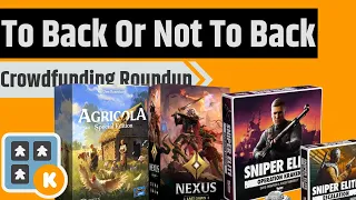 To Back Or Not To Back - Agricola Special Edition, Dawn of Madness, Sunnygeeks & More!!!