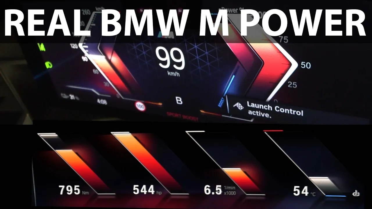 BMW i4 M50 90-10 % acceleration test